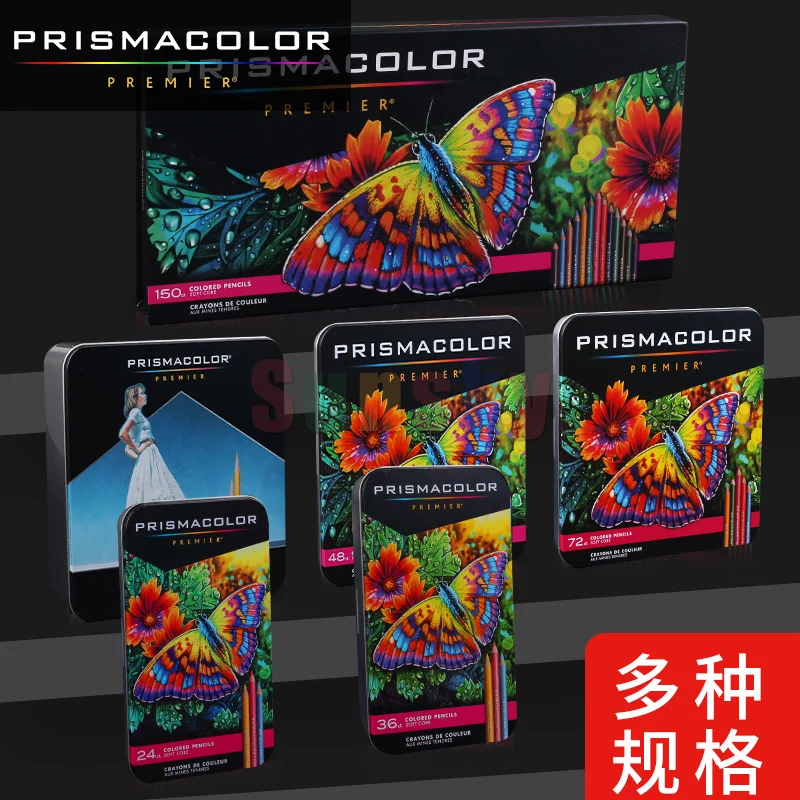 USA Original Sanford Prisma Color Premier Colored Pencils Soft Core 72 150  Pack Prismacolor,Professtion Artist