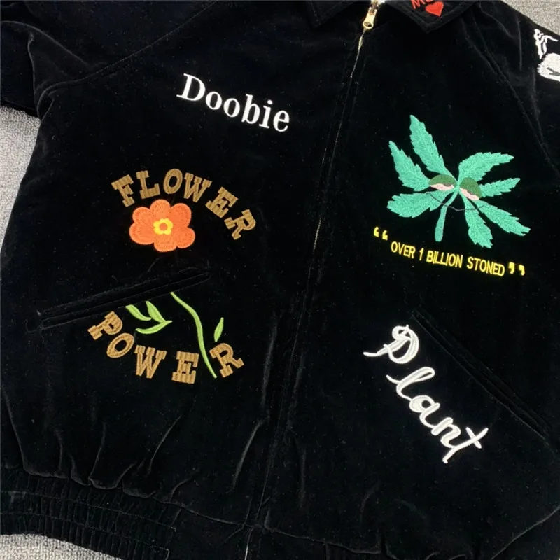 Heavy Fabric CPFM.XYZ Souvenir Jacket Men Women 1:1 High Quality Embroidered Sunlight MA-1 Bomber Coat Stitching Jackets 6