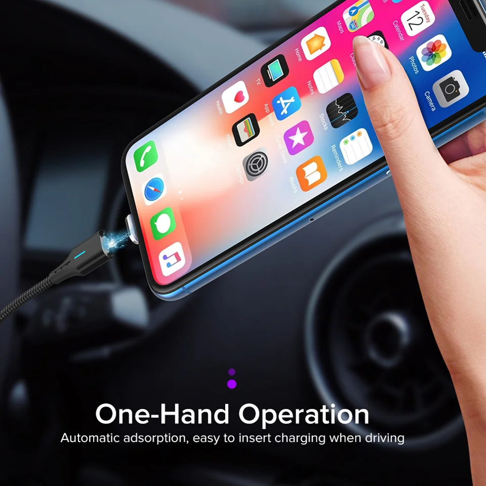 Магнитный кабель Venroii USB Type C для быстрой зарядки шнур Huawei P30 P20 Pro 5A SuperCharge Quick Charge 3 0