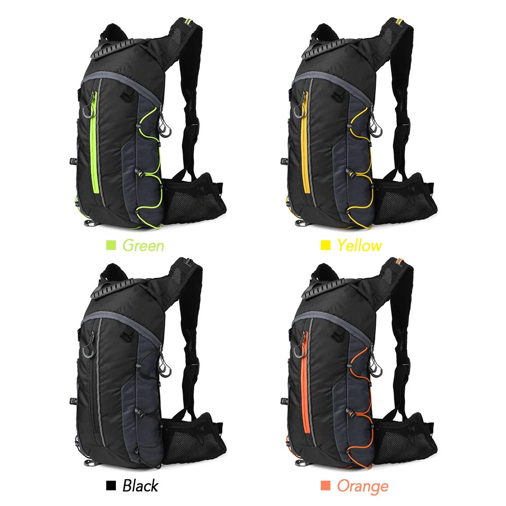 Foldable Cycling Backpack Waterproof Bike Bicycle Bag Riding Hydration Backpack with 2L Water Bladder Sports Water Pack Bags