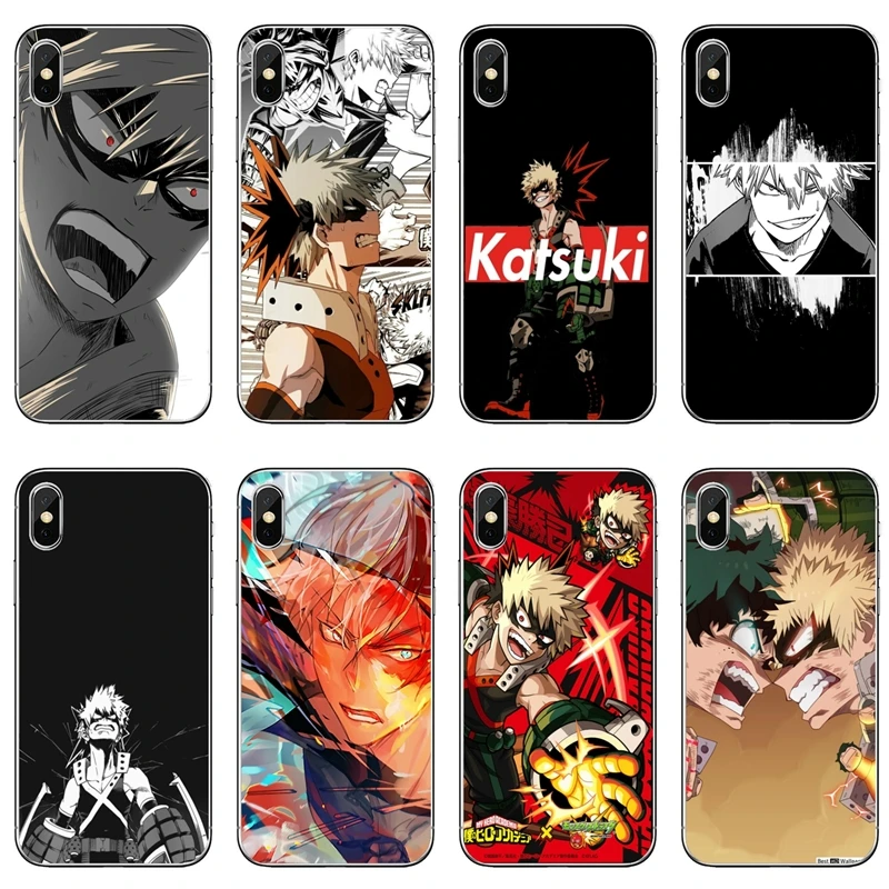 Bakugou Katsuki My Hero Academy Cover Case For Xiaomi Mi 9 8 SE Pro A2 Lite 6X 5 4 A3 A1 Note Max Mix 2 3 Pocophone F1 | Мобильные