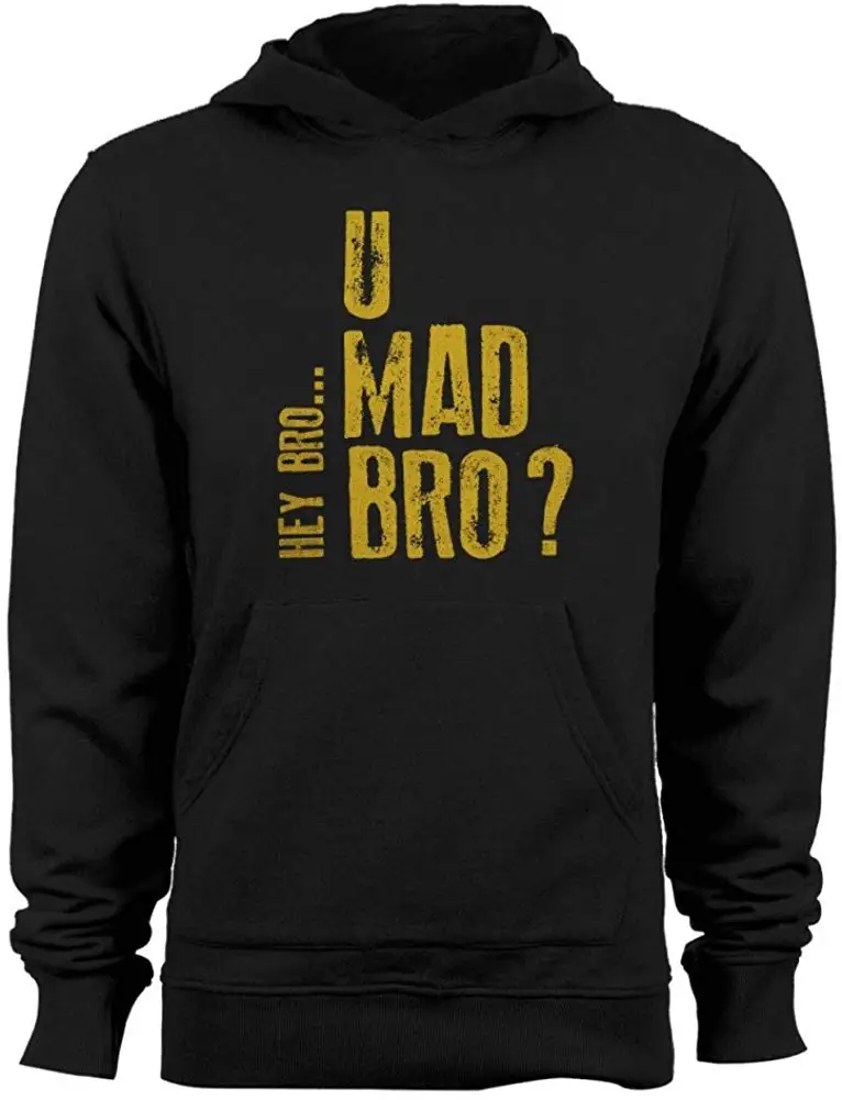 U Mad Bro мужская толстовка с капюшоном унисекс для мужчин wo мужская толстовка с капюшоном