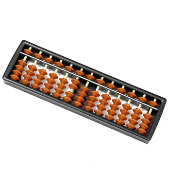 

5pcs Plastic Abacus 13 Rods Traditional Calculating Tool Arithmetic Soroban with Colorful Beads Kids Educational Tool