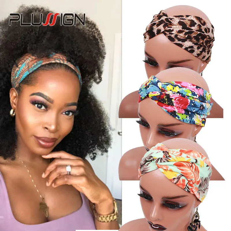 Cute Twisted Headband  Fabric Bandana Hair Scarf  Hair Accessory for woman