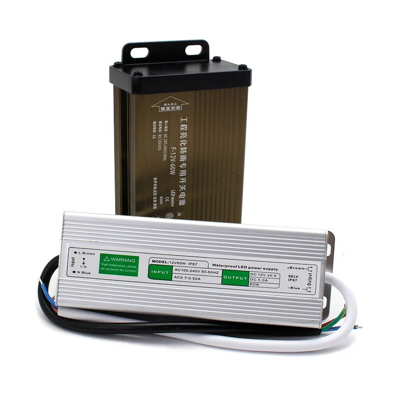 12V источник питания трансформаторы для освещения AC 110 220 V адаптер DC открытый