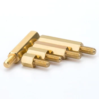 

[M2 M2.5 M3 M4 M5 M6] Hex Brass Spacing Screws Threaded Pillar PCB Computer PC Motherboard Standoff Spacer