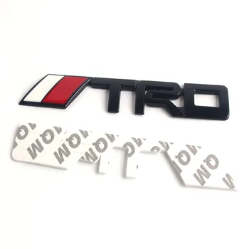 

10pcs Wholesale TRD Letter Metal Car Emblem Sticker Auto Decal Decoration for car emblem logo Stickers