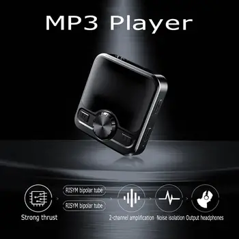 

JNN Bluetooth 4.2 Sport HIFI MP3 Player 8G 16G IPX6 Zero Noise With E-book DSD Sound FM Radio Repeater 1.2 Inch MP3 Player