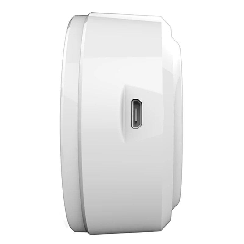 NEO Tuya Smart Zigbee Temperature Humidity Sensor With Alarm Sound Light Sensor Sound Light Sensor Battery Built-in 3 In 1