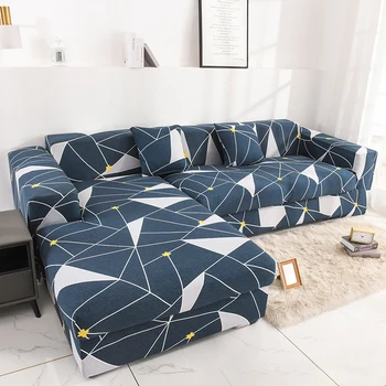 

Geometric Elastic Sofa Cover for Living Room Modern Sectional Corner Sofa Slipcover Couch Cover Chair Protector 1/2/3/4 Seater