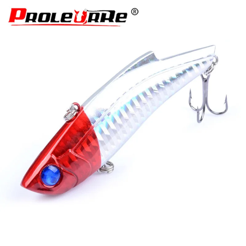 1Pcs Winter Blade Sinking Vibration Fishing Lures 85mm 27 VIB Hard Plastic Ice Bait Pike Bass Artificial Tackle | Спорт и