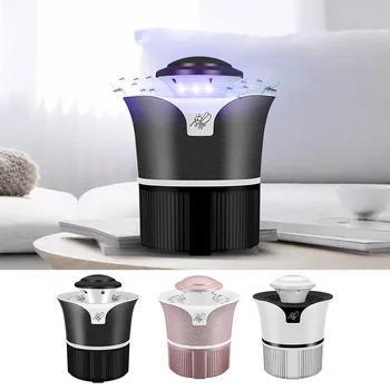 

USB LED Electric Mosquito Killer Fly Insect Bug Trap Lamp Insect Anti Mosquito Repeller Light BulbInhalea Lot Of Mosquitoes