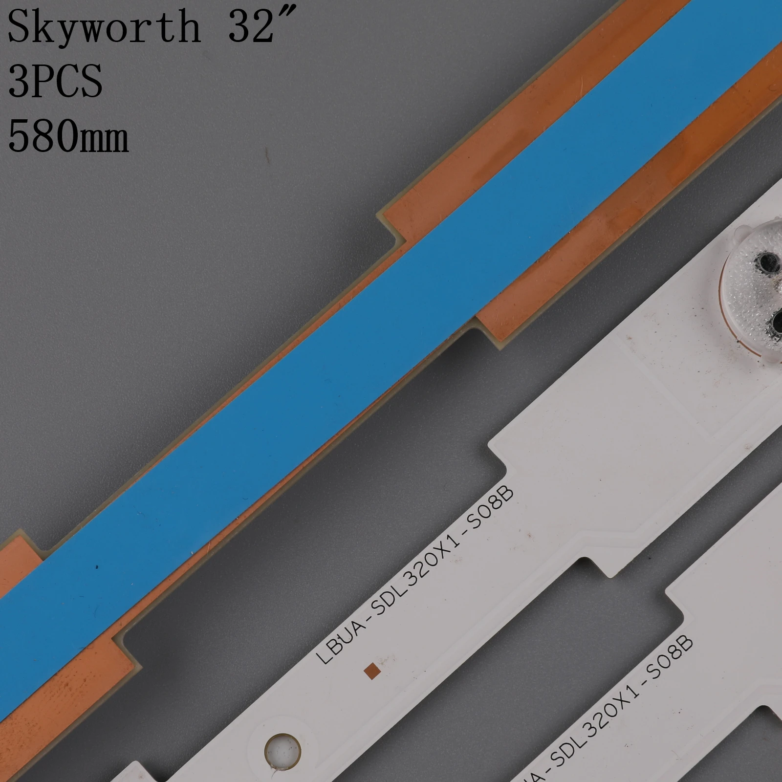 10 / ο LED Ʈ SW32 SW 32 3228 07 LBUA-SDL320X1-SO8B 7 LEDs 580mm x 20mm