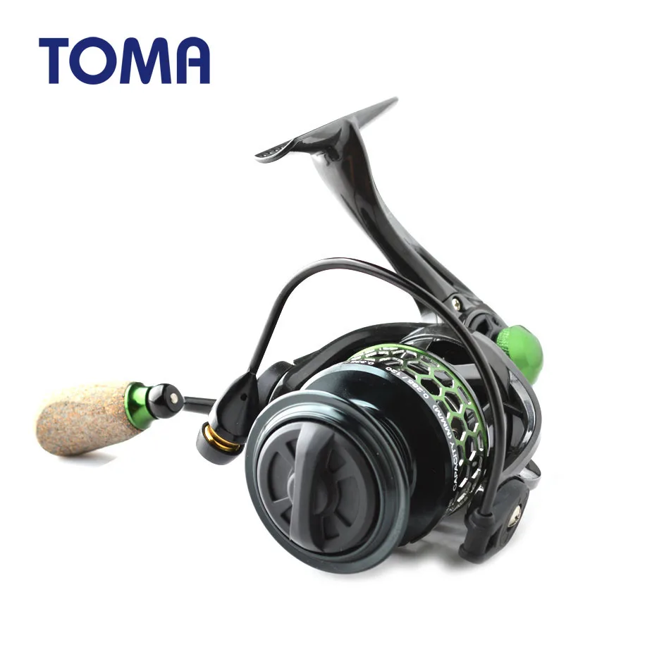 

TOMA Ultralight Carbon Spinning Reels 5.2:1 9+1BB 1000 2000 3000 4000 Series Carp Fishing Reel Wheel Pesca Japan Fishing Tackle