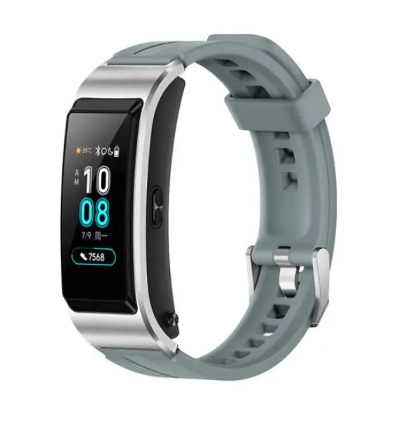 huawei Talk Band B5 SmartBand сердечного ритма трекер вызова с bluetooth-гарнитурой сенсорный экран монитор сна умный Браслет - Цвет: Sport version Gray green