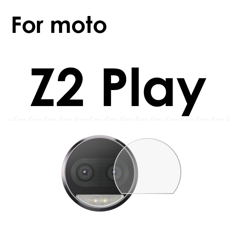 Задняя Защитная пленка для объектива камеры из закаленного стекла для Motorola Moto G7 G6 G5 G5S Plus power Z2 Z Force Play - Цвет: For Moto Z2 Play