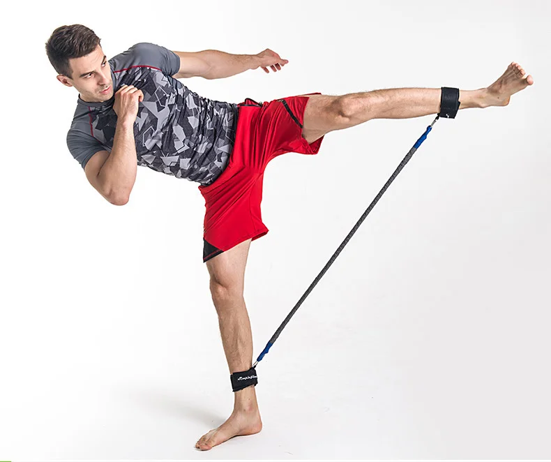 

Taekwondo Boxing Training Leg Strength Football Trainer Speed Exercise Tubes Resistance Bands Fitness Equipment