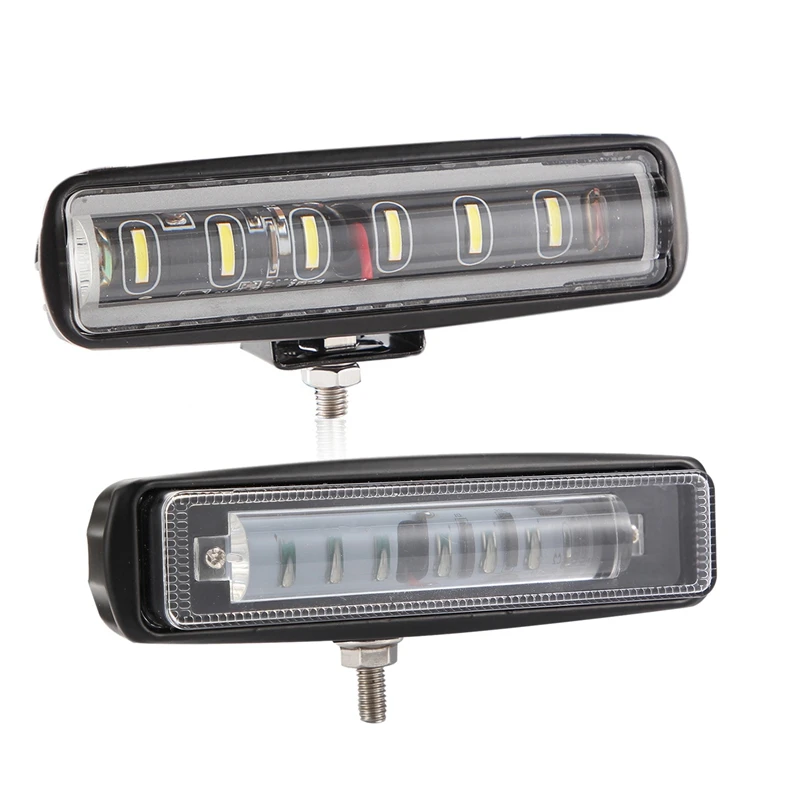 

2 Pcs Led Light Bar:Super Slim 8D Lens 90W 6 Inch Led Bar Offroad Light for Auto 12V 24V ATV 4X4 Off Road Car Work Lights Drivin