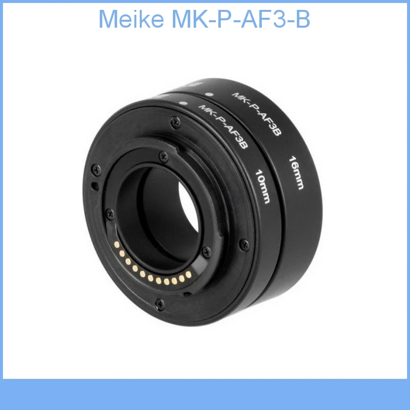 Meike Mcoplus Macro MK-P-AF3-B Auto Focus Extension Tube Ring DSLR For  Olympus