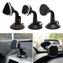 Magnetic Metal Car Phone Mount Holder Windshield Dashboard Universal Car Mobile Phone Cradle for iOS Android Smartphone GPS Z2