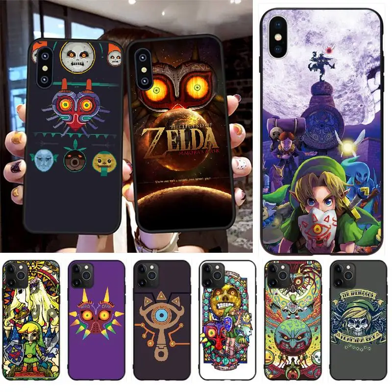 Мягкий силиконовый чехол для телефона NBDRUICAI Legend of zelda с маской маджора iPhone 11 pro XS MAX