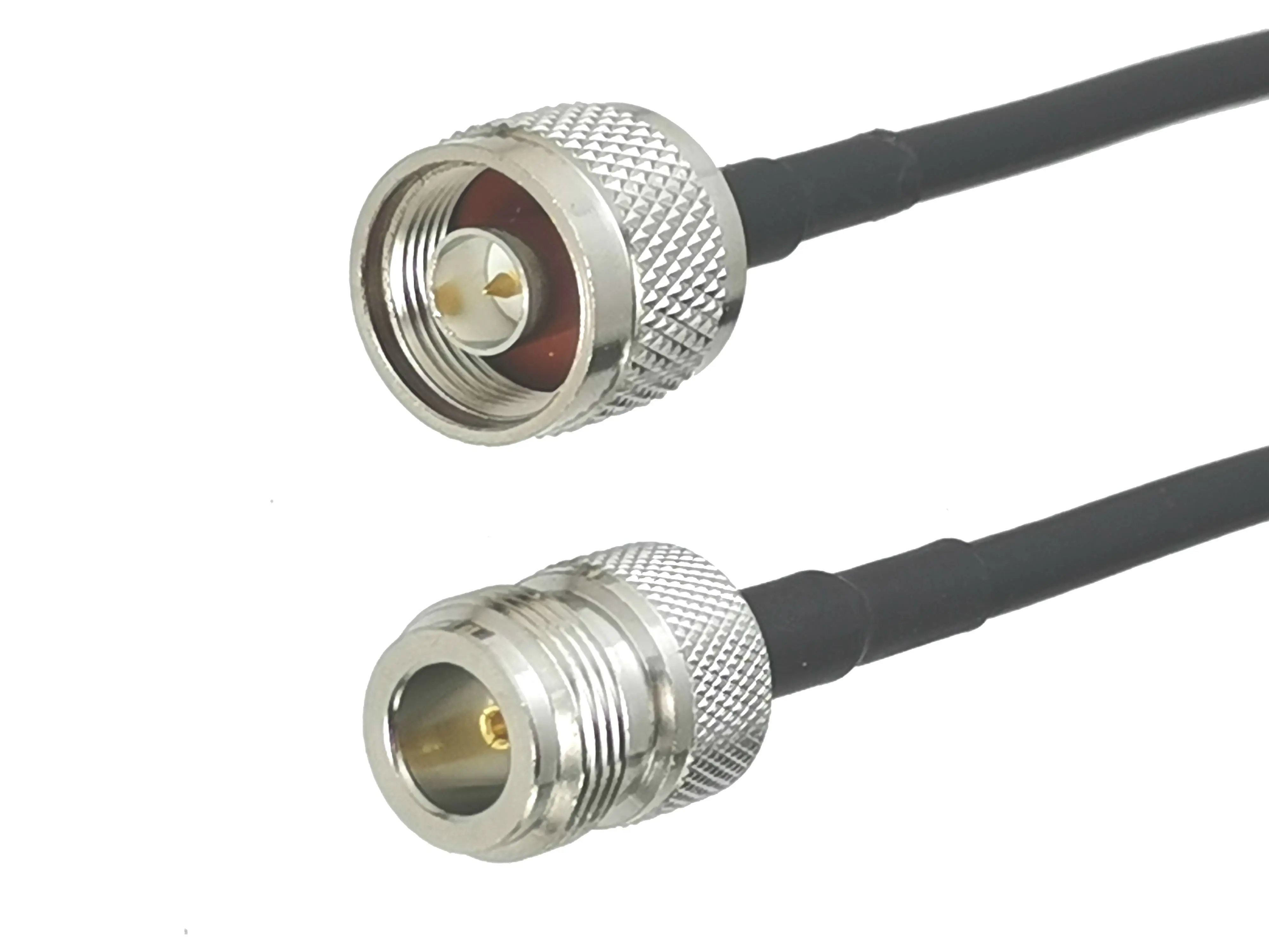 1Pcs RG58 N Male plug to N Male & N Female jack Connector RF Coaxial Jumper Pigtail Cable 6inch~10FT