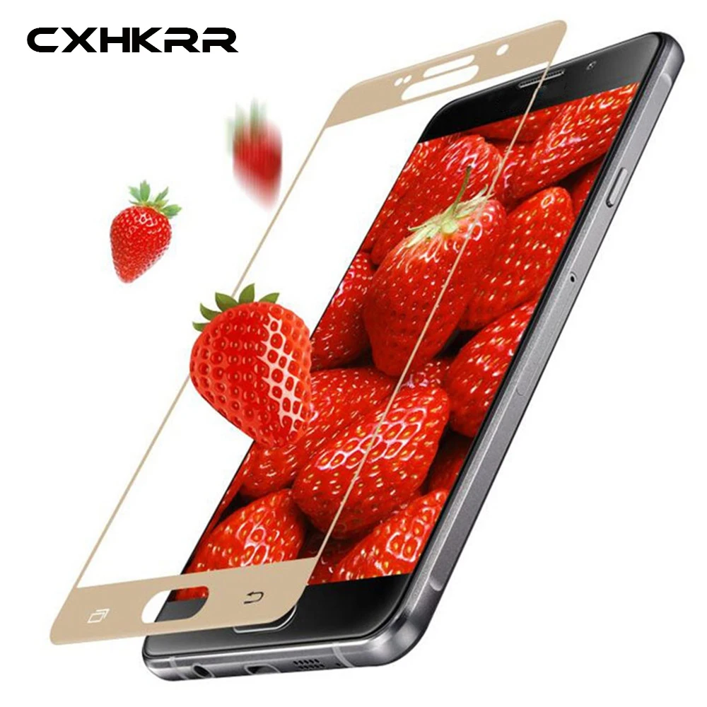 CXHKRR Tempered Glass for Samsung Galaxy J5 2017 J5 Pro J530 J530F 3D Full Cover Screen 3