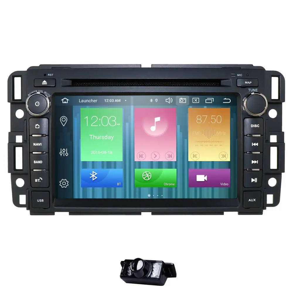Camera2 DSP ips 4G wifi 8Core 4G+ 64G Android9.0 автомобильный DVD для GMC Yukon Sierra Chevrolet chevi Tahoe Suburban автомобильный DVD GPS стерео радио Nav - Цвет: Camera2