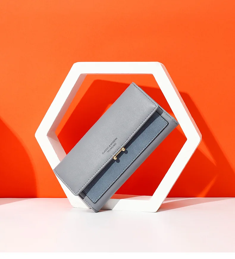 High Quality Rfid Long Zipper Wallet Women‘s Luxury PU Leather Card Wallets for Women 2019 Fashion Brand Female Money Purse Bags (18)