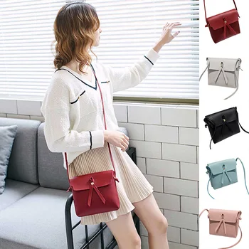 

2019 New Fashion Women Candy Colors Tassel High Quality PU Square Bag Single Shoulder Messenger Bags Bolsos Mujer J9