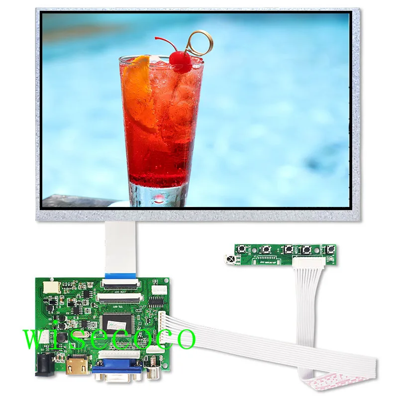 Для raspberry pi EE101IA-01D 10,1 дюймов 1280*800 ЖК-экран 1000 нит Дисплей HDMI VGA привод плата контроллера