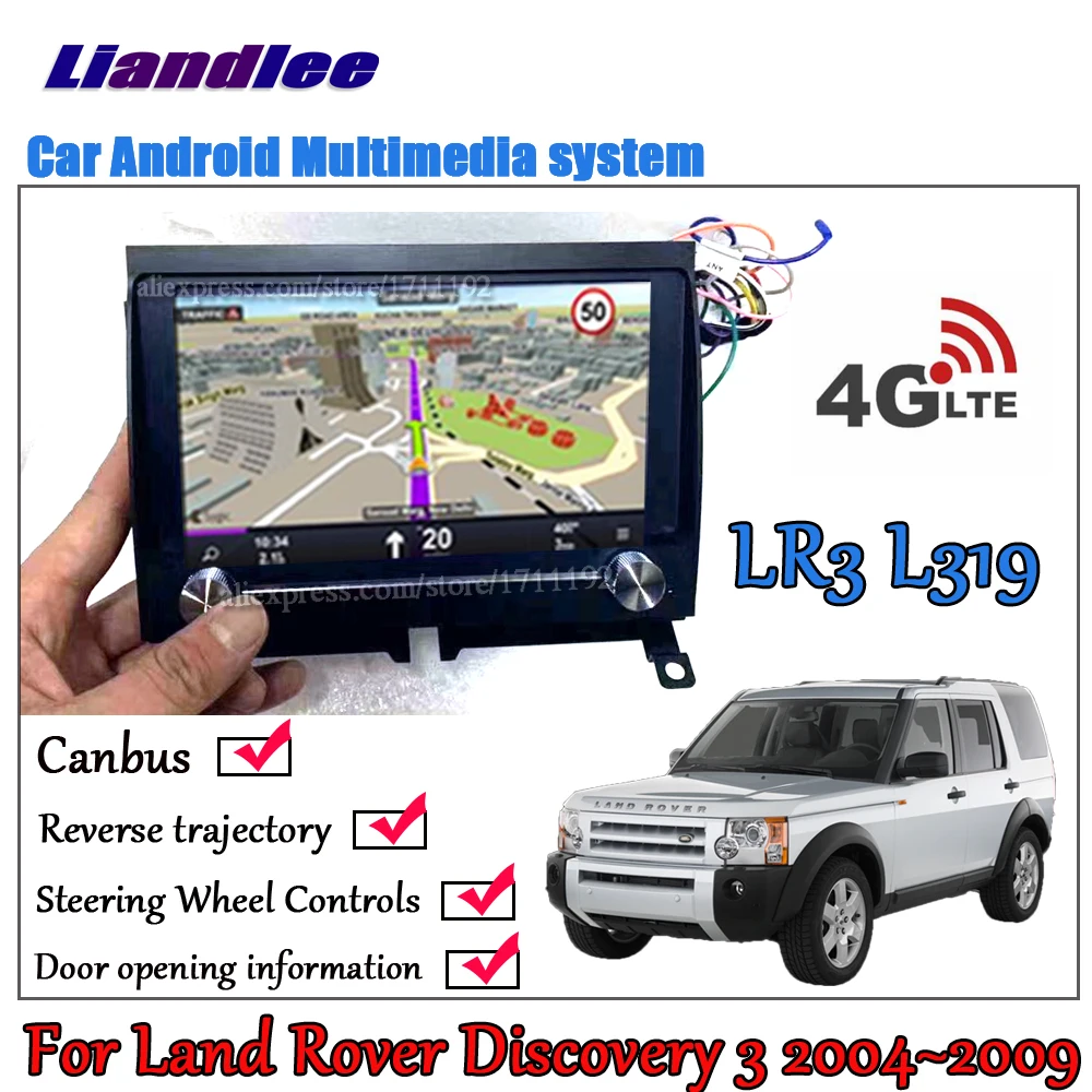 Liandlee Android 2+ 32G для Land Rover Discovery 3 LR3 L319 2004~ 2009 Автомобильный ips экран Carplay gps Navi карта навигации медиа