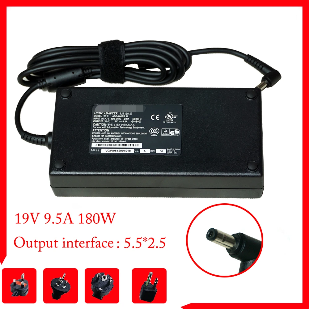 Блок питания для ASUS оригинальный адаптер переменного тока G55VW G75VW ROG G750 G750JM 180 Вт 19