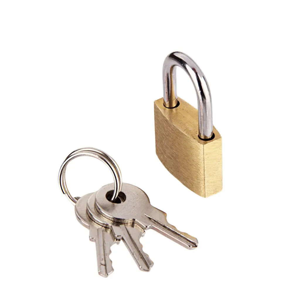 20mm Small Padlock Mini Luggage Lock Bag Travel Suitcase Zip