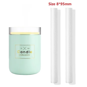 

10pcs 8mm*95mm Air Humidifiers Filters Cotton Swab for USB Ultrasonic Humidifier Mist Maker Car Home Aroma Diffuser Replace Part