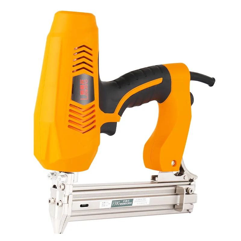 Electric Nail Gun Single-use/Double-use Nail Stapler 422J/1022J Nails F30 Straight Nail Gun Woodworking Tools Electric Nail Gun Single-use/Double-use Nail Stapler 422J/1022J Nails F30 Straight Nail Gun Woodworking Tools