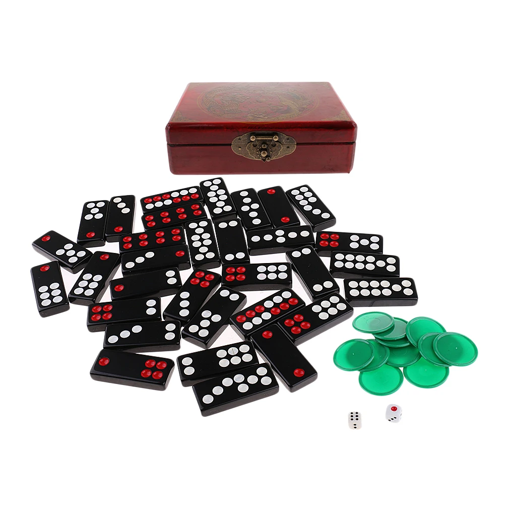 Chinese Dominoes Tile Set Pai Gow Paigow For Travel Casino Gambling Paly Toy