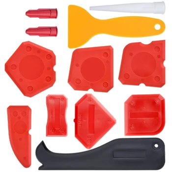 

CAULKING TOOL KIT SEALANT SILICONE GROUT REMOVAL FINISHING & CLEANING SET