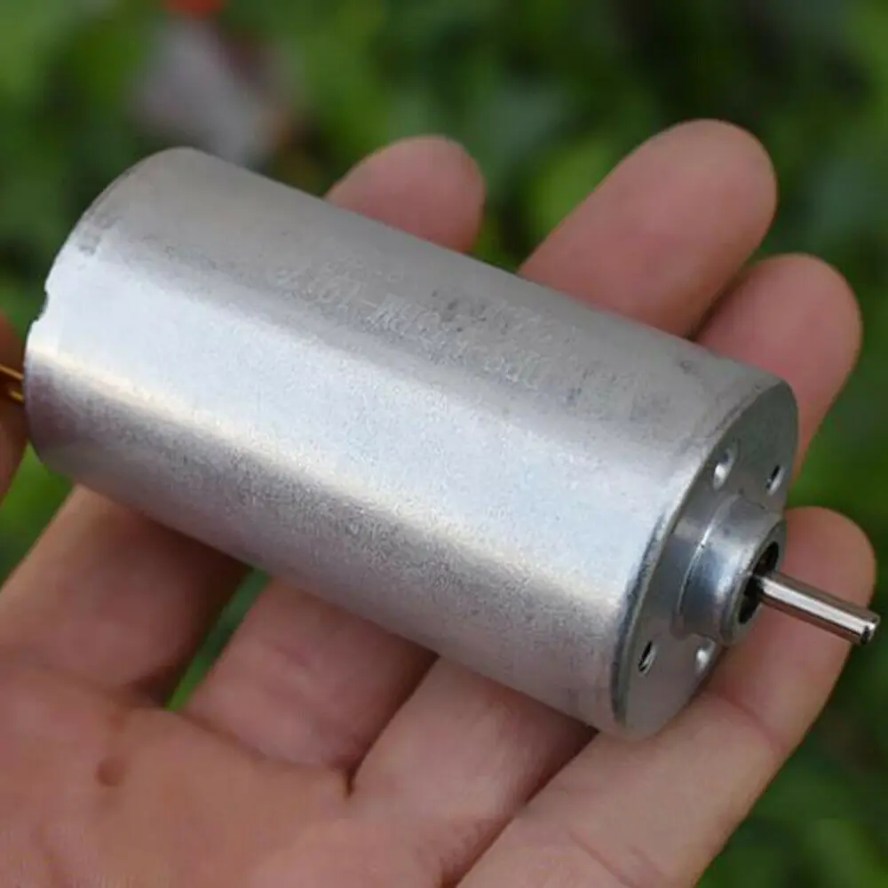Micro 575 Electric Motor DC 12V 24V 36V Volt High Torque Low Speed Dual Ball Bearing 36mm Round Spindle Boat Car Model | Обустройство