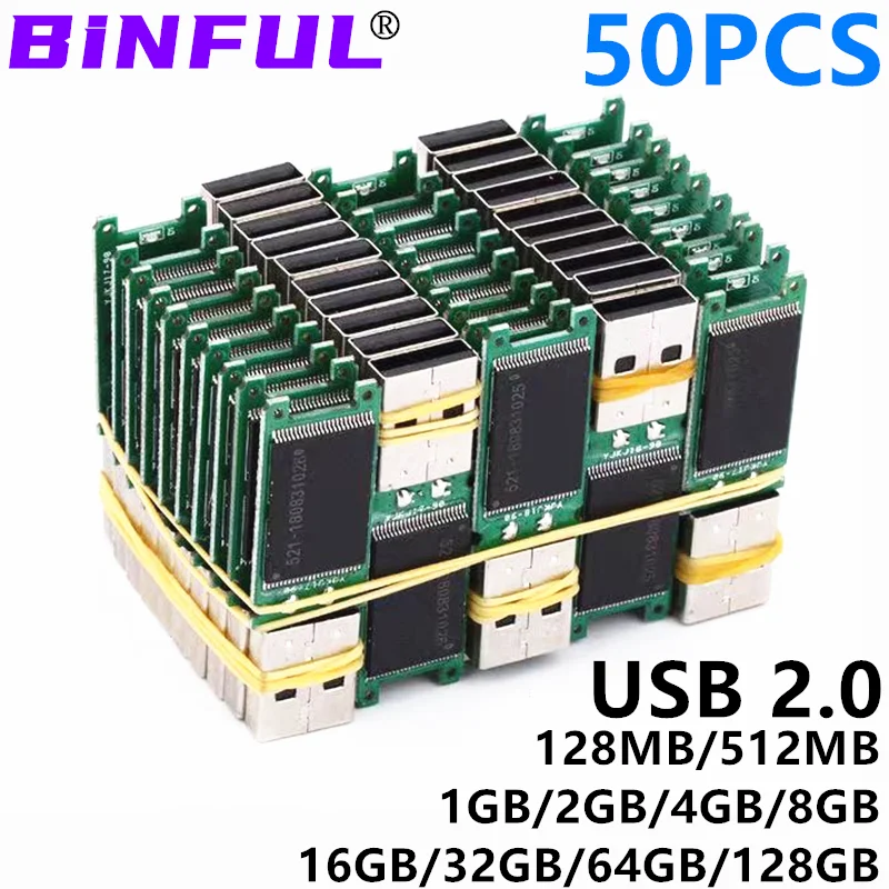 50 шт. оптовая продажа USB 2 0 диск полуготовый 4 ГБ 8 16 32 Usb флэш накопитель 64 Гб 128 М 512 печатная плата чип Флешка