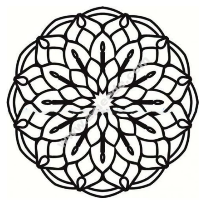 20 PCS Multilayer Combined Mandala Decorative Drawing CDR DXF Format Laser Cutting Files Not Physical Item Virtual Product wood work bench