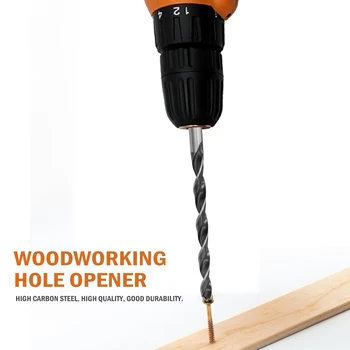 

7pcs 4-12mm Multi-function Woodworking Tri-point Drill Bit Carpenter Wooden Hand Tools Marble Stone Hole Saw Drilling Bits