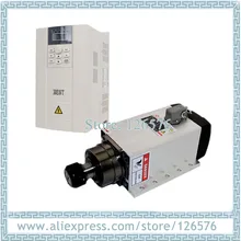 5.0KW ER32 18000 об/мин с воздушным охлаждением шпинделя двигателя фланца типа+ 5.5kw частотный инвертор VFD