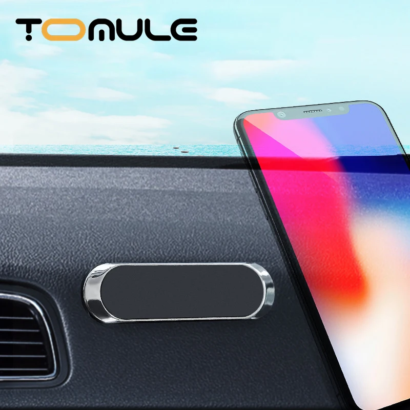TOMULE-soporte magnético giratorio de 360 grados para teléfono de coche, mini soporte de noche de pared para IPhone y Huawei