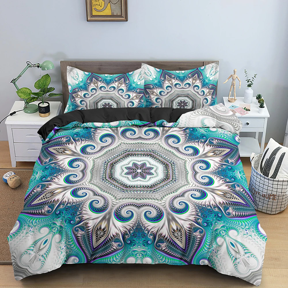 

Soft Duvet Cover Sets Bohemia Bedding Set Beds Linens Quilt Covers Single Double Queen King Size BedClothes (No Bed Sheet)