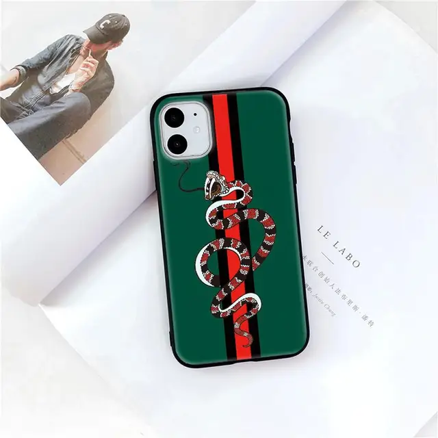 Luxury GG snake soft case for iphone 13 12 MINI 11 pro x xs max xr 8 7 6 6S plus SE 2 silicone phone cover fashion coque fundas 02