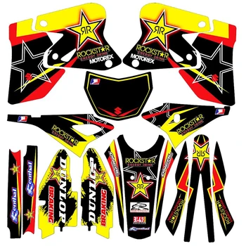 

New Full Graphics Decals Stickers Custom Number Name 3M Matte Stickers Waterproof For Suzuki DRZ400SM