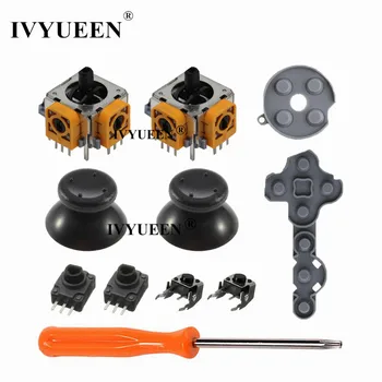 IVYUEEN 11 in 1 for Microsoft Xbox 360 Controller Analog Stick Sensor Potentiometers + Thumb Grips LT RT Trigger Switch Buttons 1