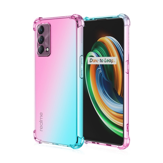 Color Phone Case Ultra-thin Soft TPU Protection Cover Airbag Four Corners Anti-drop Shell For Realme GT Master Edition