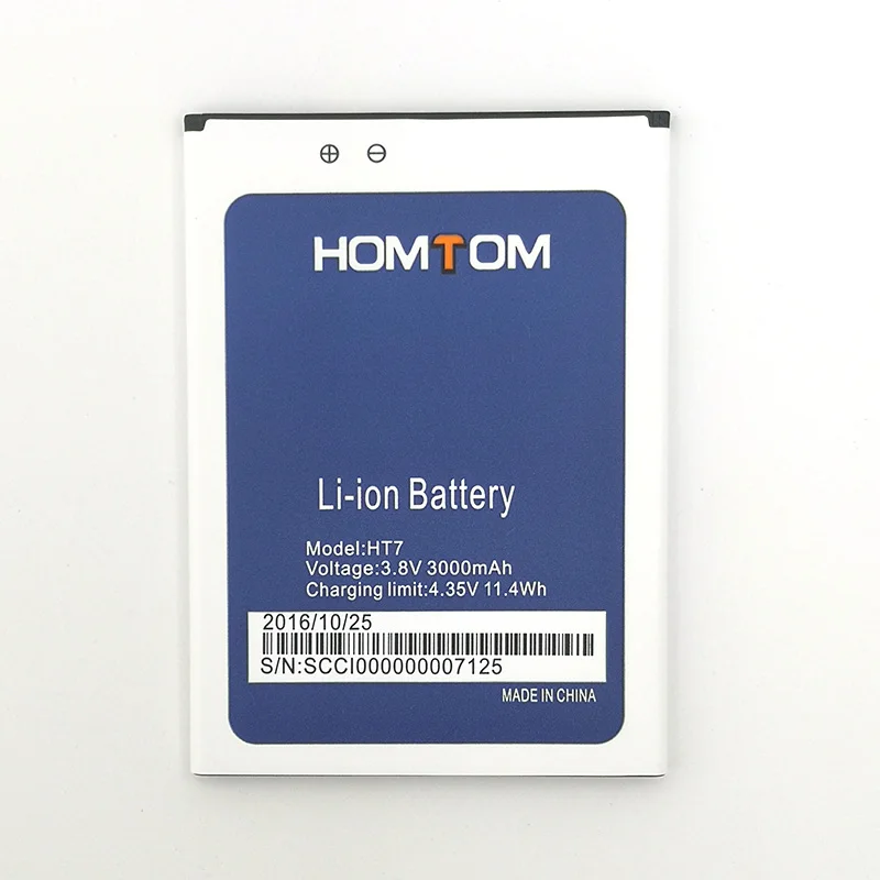 Новинка 3000 мАч батарея для HOMTOM HT7/HT7 PRO мобильный телефон+ номер отслеживания